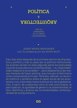 POLITICA Y ARQUITECTURA. Por un urbanismo de lo comun y ecofeminista