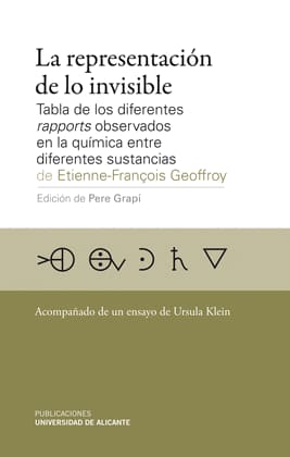 LA REPRESENTACION DE LO INVISIBLE TABLA DE LOS DIFERENTES RAPPORTS OBSERVADOS EN LA QUIMICA ENTRE DI. Tabla de los diferentes rapports observados en la química entre diferentes susta